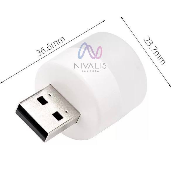 TGM - Lampu LED USB Mini Night Light Lampu Baca Tidur Travel Portable Kecil