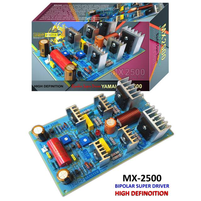 KIT POWER AMPLIFIER PROFESSIONAL PA YAMAHA MX 2500 BIPOLAR SUPER DRIVER