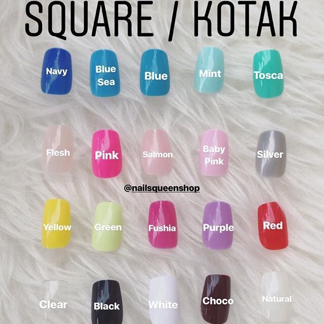 KUKU PALSU MURAH / FAKE NAILS -100