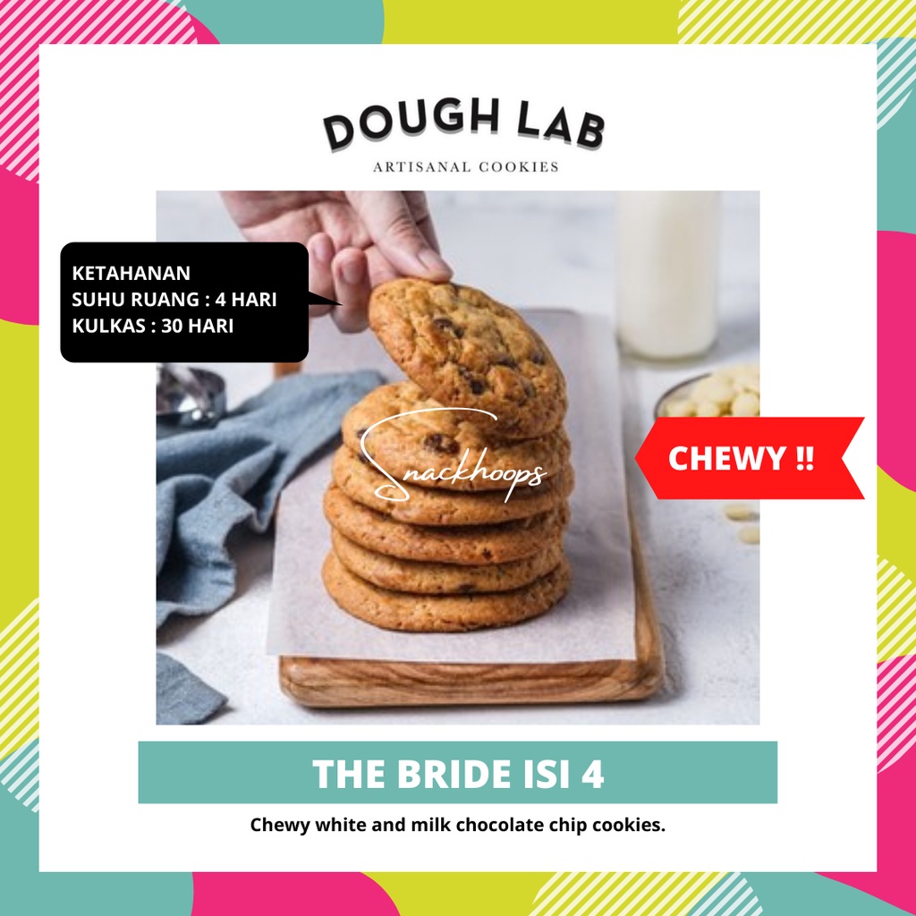 

THE BRIDE 4 PCS - DOUGHLAB - DOUGH LAB - COOKIES - SNACKHOOPS