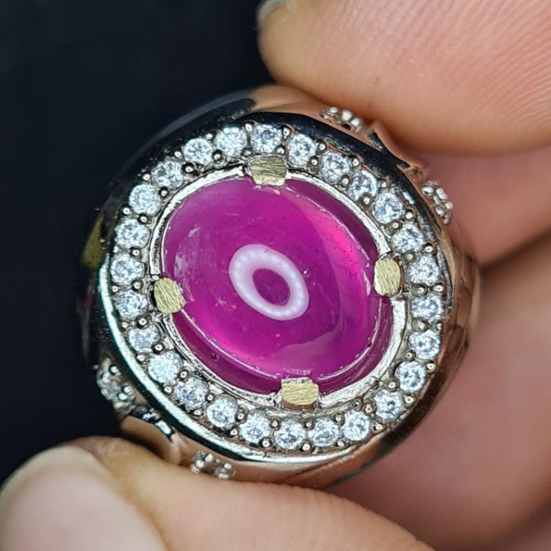 Natural Ruby 5ct Cincin Batu Mirah Delima RB804