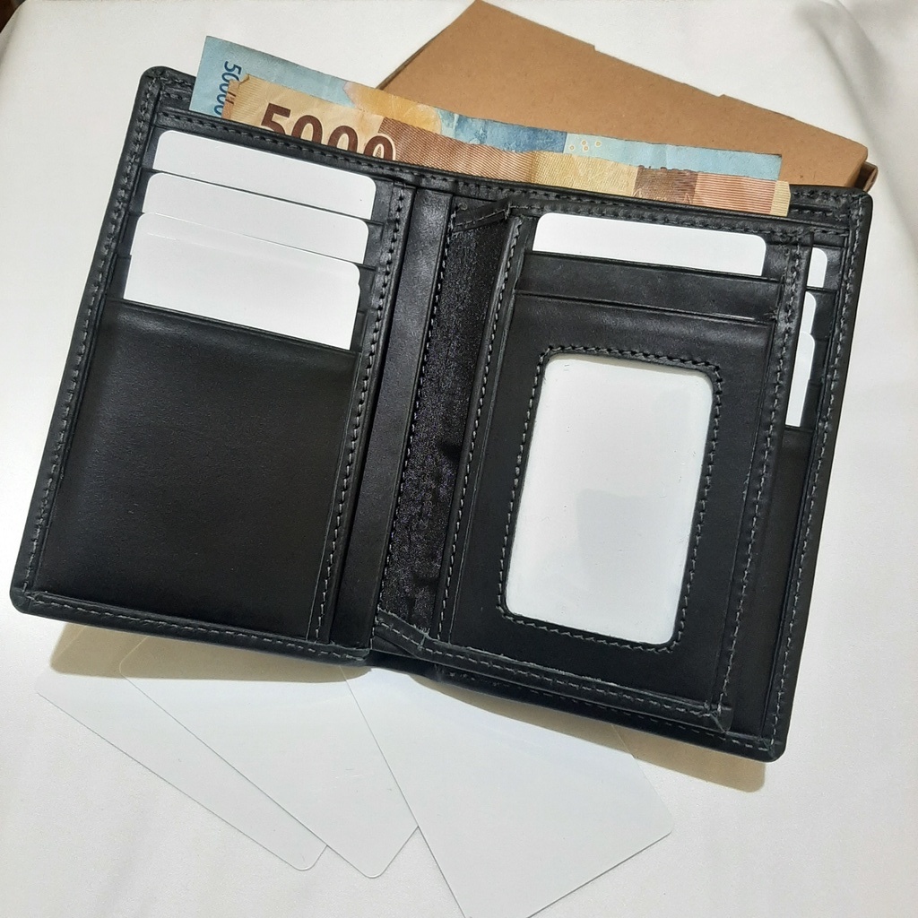 DOMPET LIPAT MEDIUM PRIA WANITA KULIT SAPI ASLI
