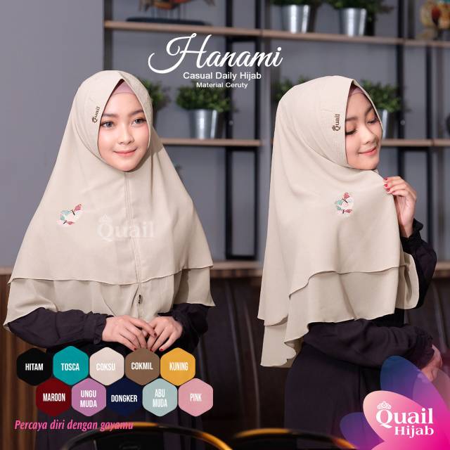 Quail Hijab - Hanami Casual Daily Hijab