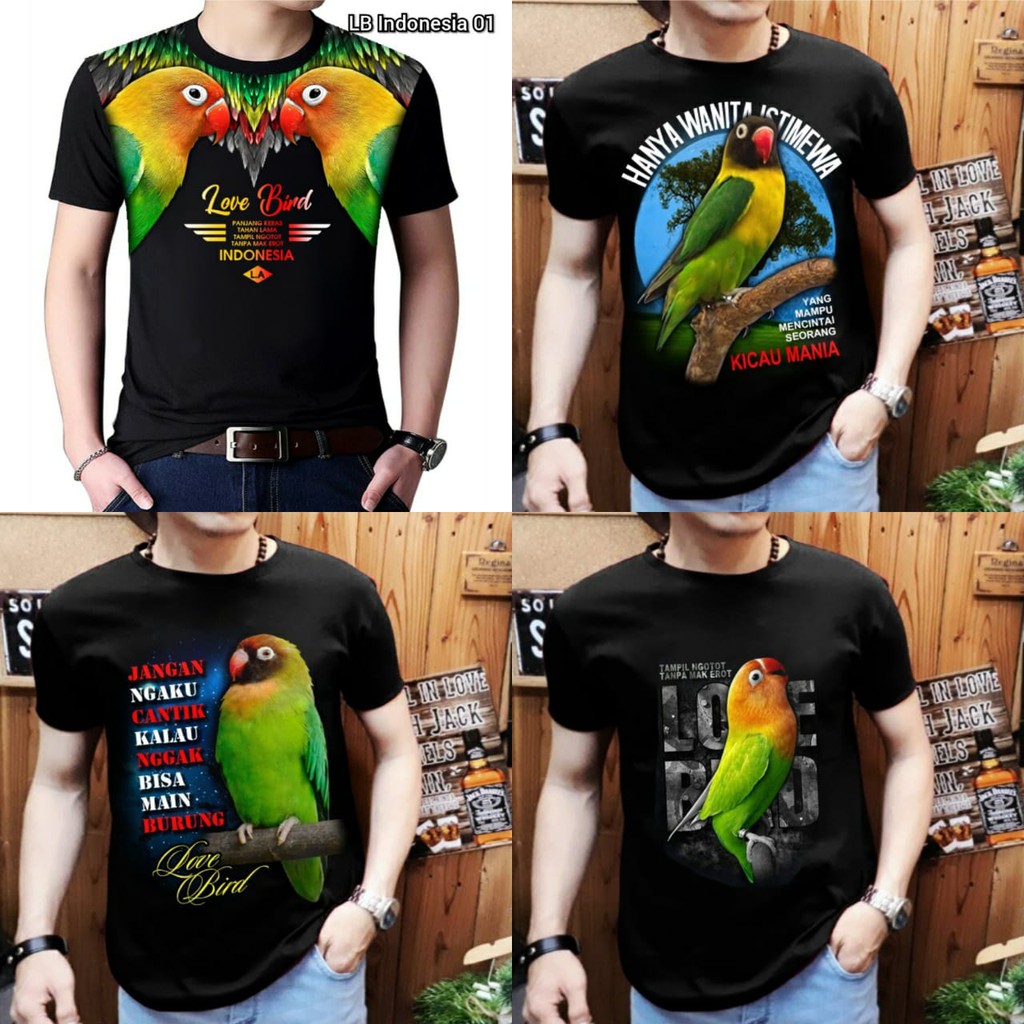 Kaos Distro Pria Lengan Pendek / Gambar Campur / Shalch Trendy