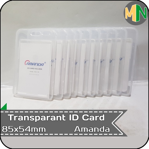 

Transparent ID Card Holder Portrait Amanda