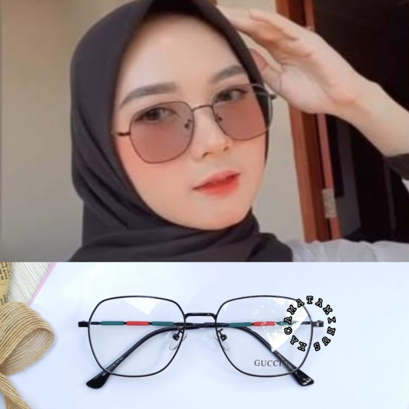 kacamata besi kotak | kacamata photocromic | F 6803