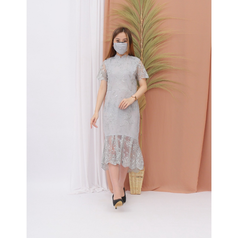 RED LOVE 136/(TERMURAH) /DRESS TILE MUTIARA TERBARU / DRESS FASHIEN TERBARU /BAJU DRESS PESTA TERBARU/DRESS KEUNDANGAN/TUNIK TILE TERBARU/ TUNIK PESTA