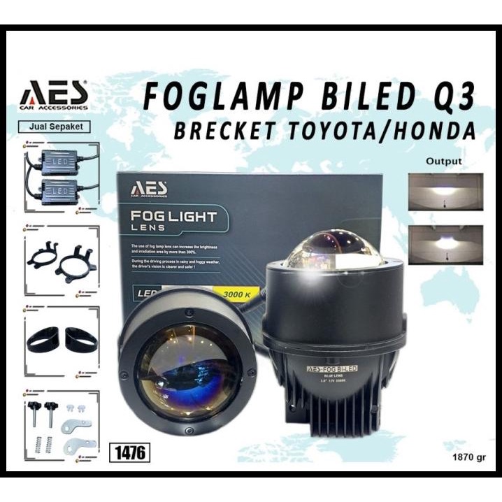 Foglamp Biled Aes Q3 Hi Loo 45 Watt