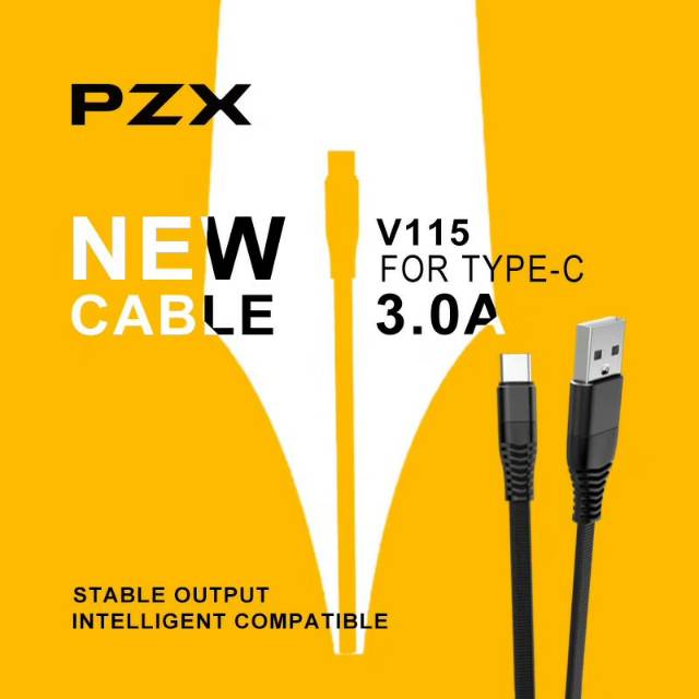 Kabel PZX for type C.  3.0A Kabel Samsung S8, s9 s10 3.1A quick charging