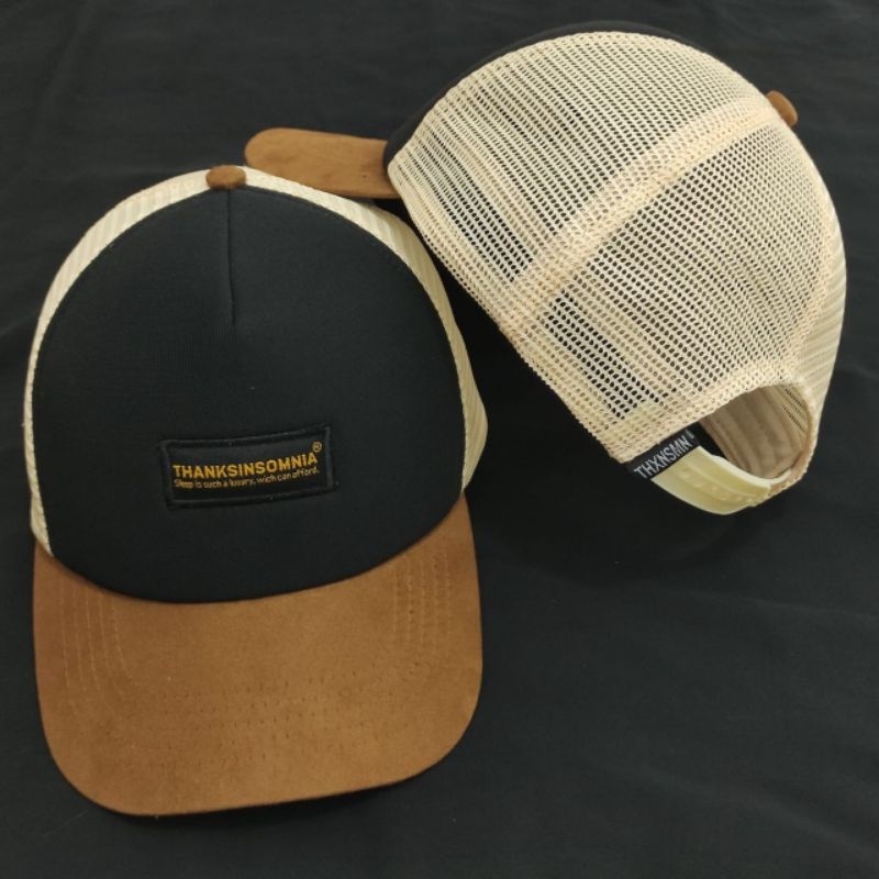 TOPI THANKSINSOMNIA - TRUCKER DISTRO MURAH TERBARU - TOPI PRIA TERLARIS