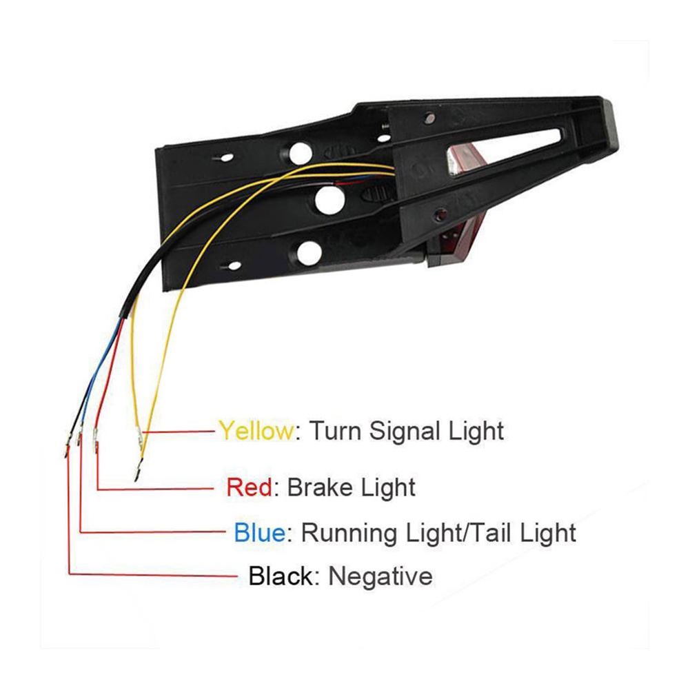 lampu stop klx d tracker 3 in 1 fender lampu klx