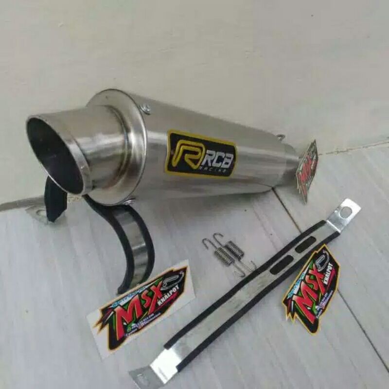 silencer knalpot RCB silincer knalpot racing only inlet 50