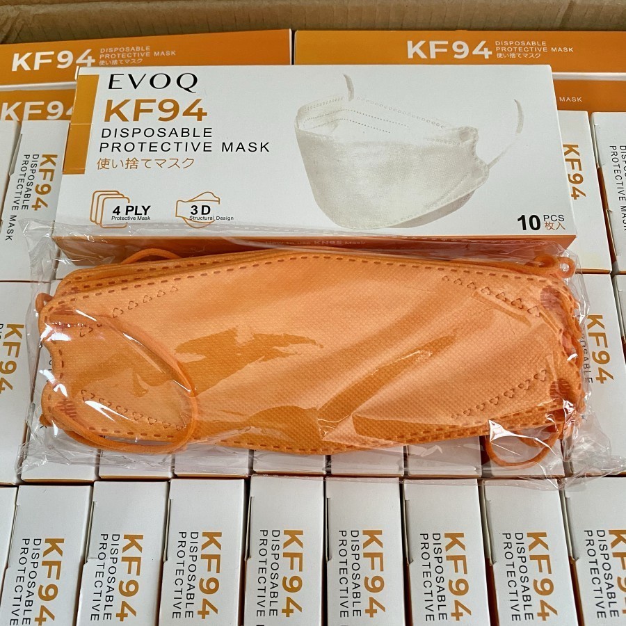 Masker EVOQ Kf94 Model 4ply korea isi 10pcs perbox KF 94