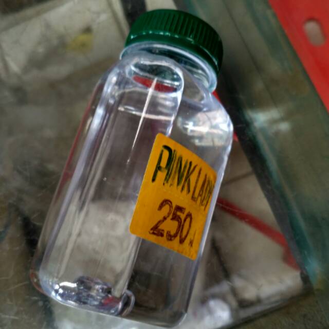 Botol unik segitiga/ botol plastik unik 250ml/botol minuman teh thai/kopi/susu/yogurt/pink lady