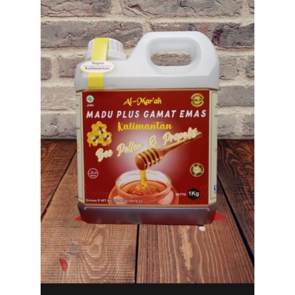 

{BEST SELLER} Al-Mar'ah Madu plus Gamat Emas, Bee Pollen dan Propolis 1kg