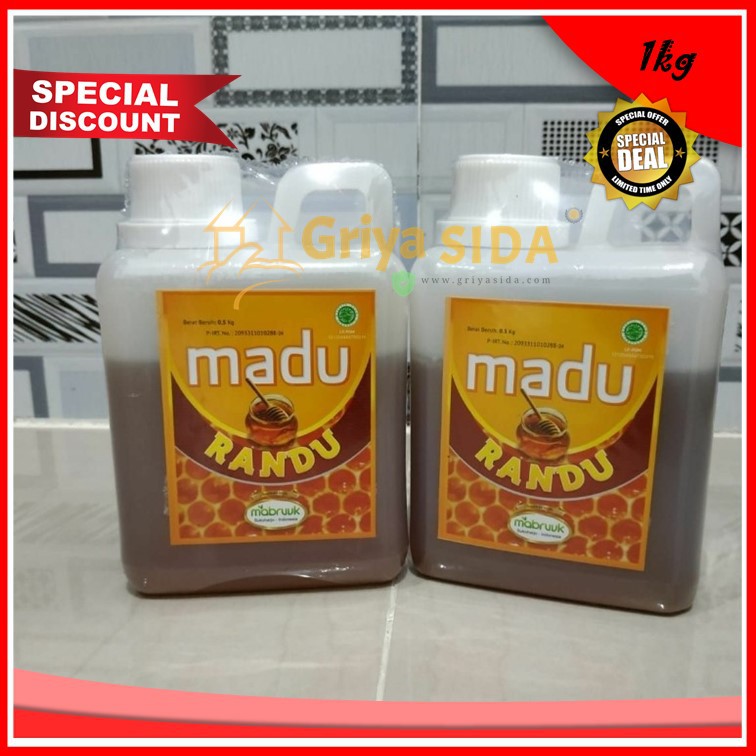 Madu randu 500gr madu mabruk mabruuk bunga randu original sehat nikmat hemat