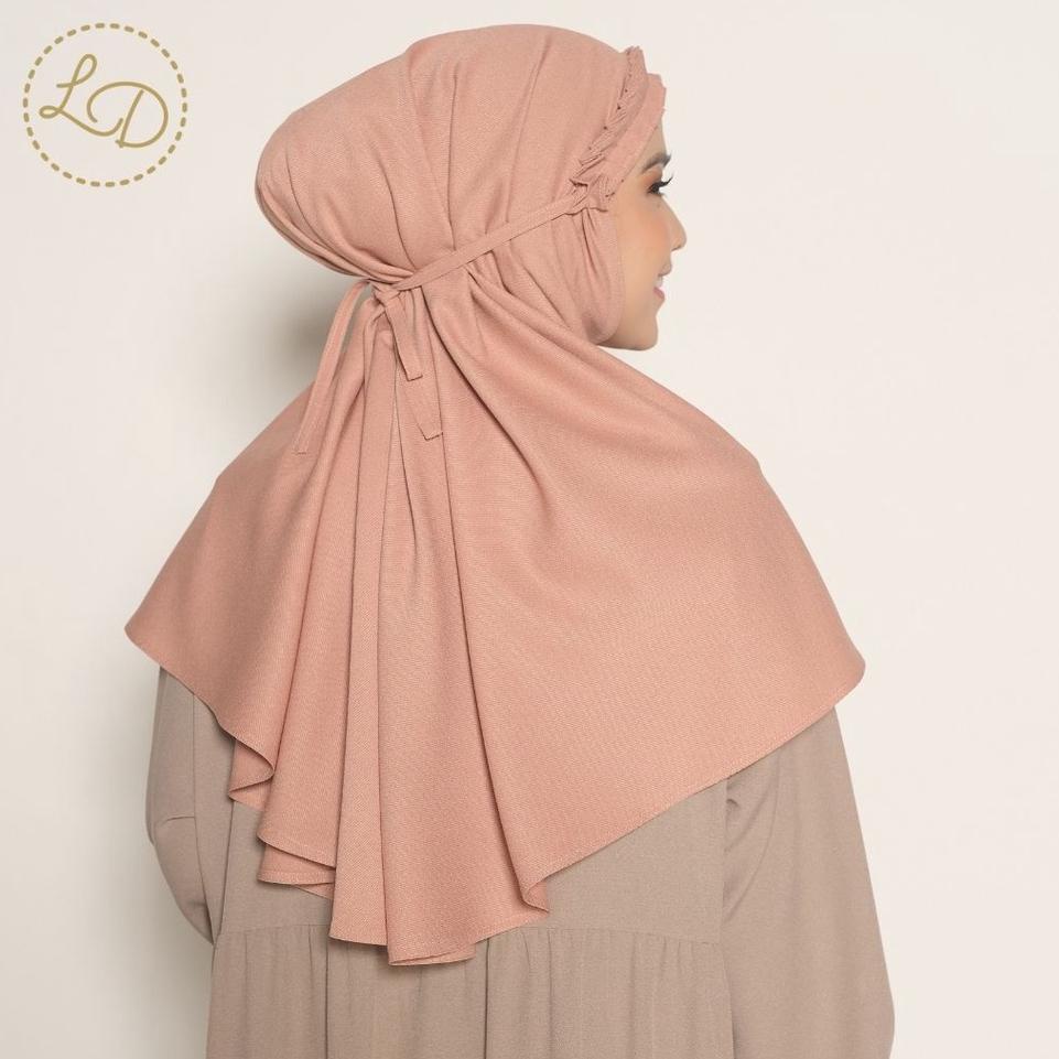 ゎ Lesti Daily Bergo Frill / Hijab Instant / Kerudung Instant ㊤