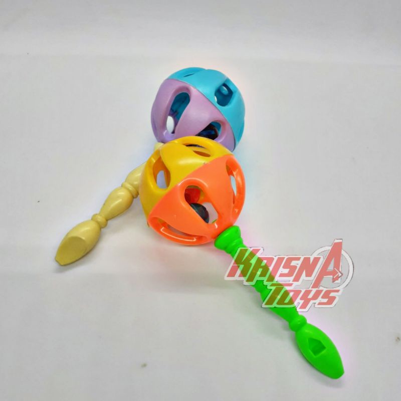 MAINAN KRINCINGAN BAYI/BABY TOYS RATTLE/KRINCINGAN BUNYI isi 2pcs