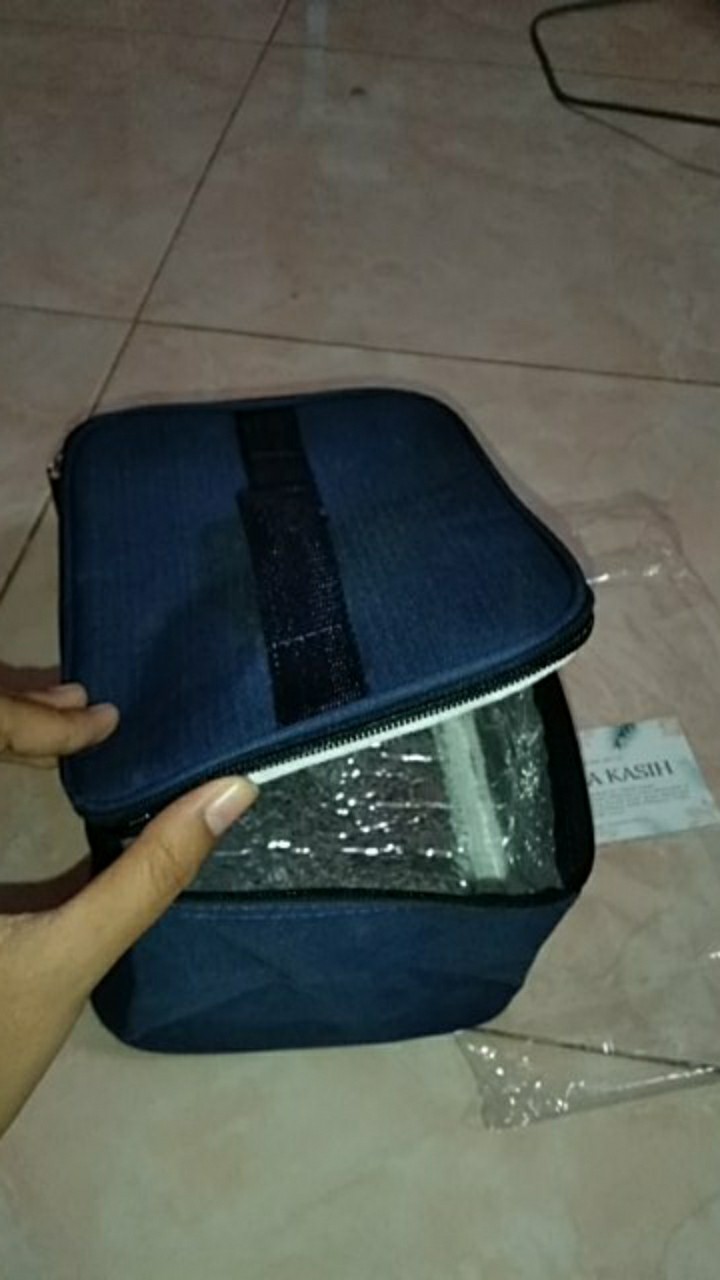 Tas Bekal Makanan Yooyee Mini Lunch Bag Polos Cooler Bag Aluminium Foil Lunch Box Kotak Makan Set