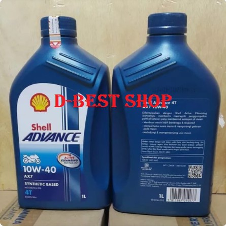 Oli motor shell AX7 | AX 7 10/40 - 1 liter