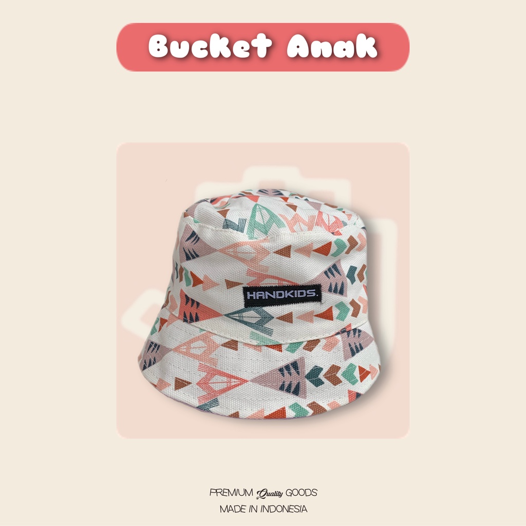 TOPI ANAK BUCKETHAT HANDKIDS 2-8tahun-1