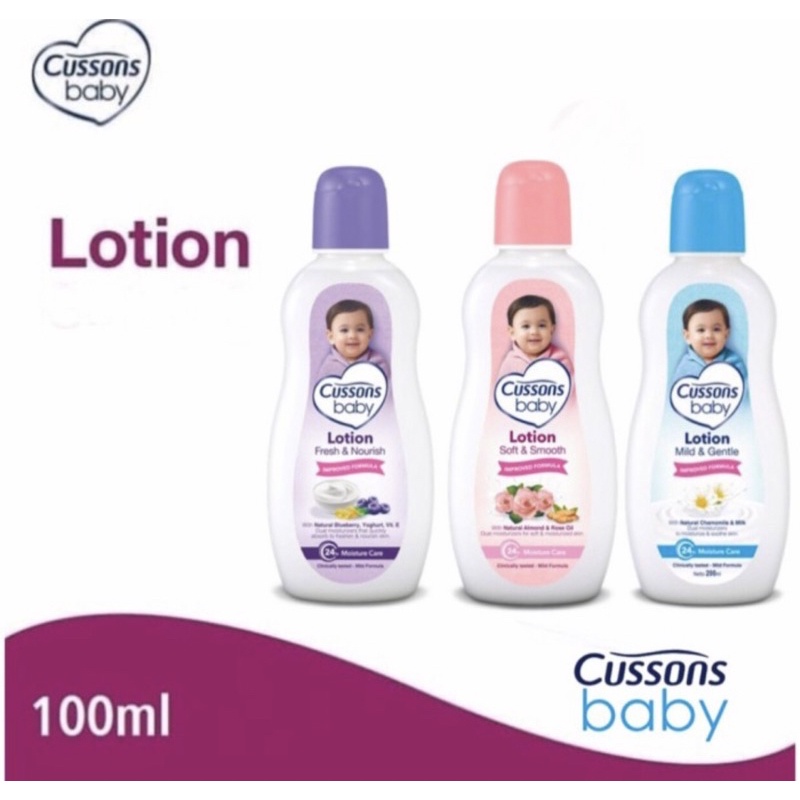 Cussons baby lotion 100 ml ( lotion bayi menghaluskan kulit )