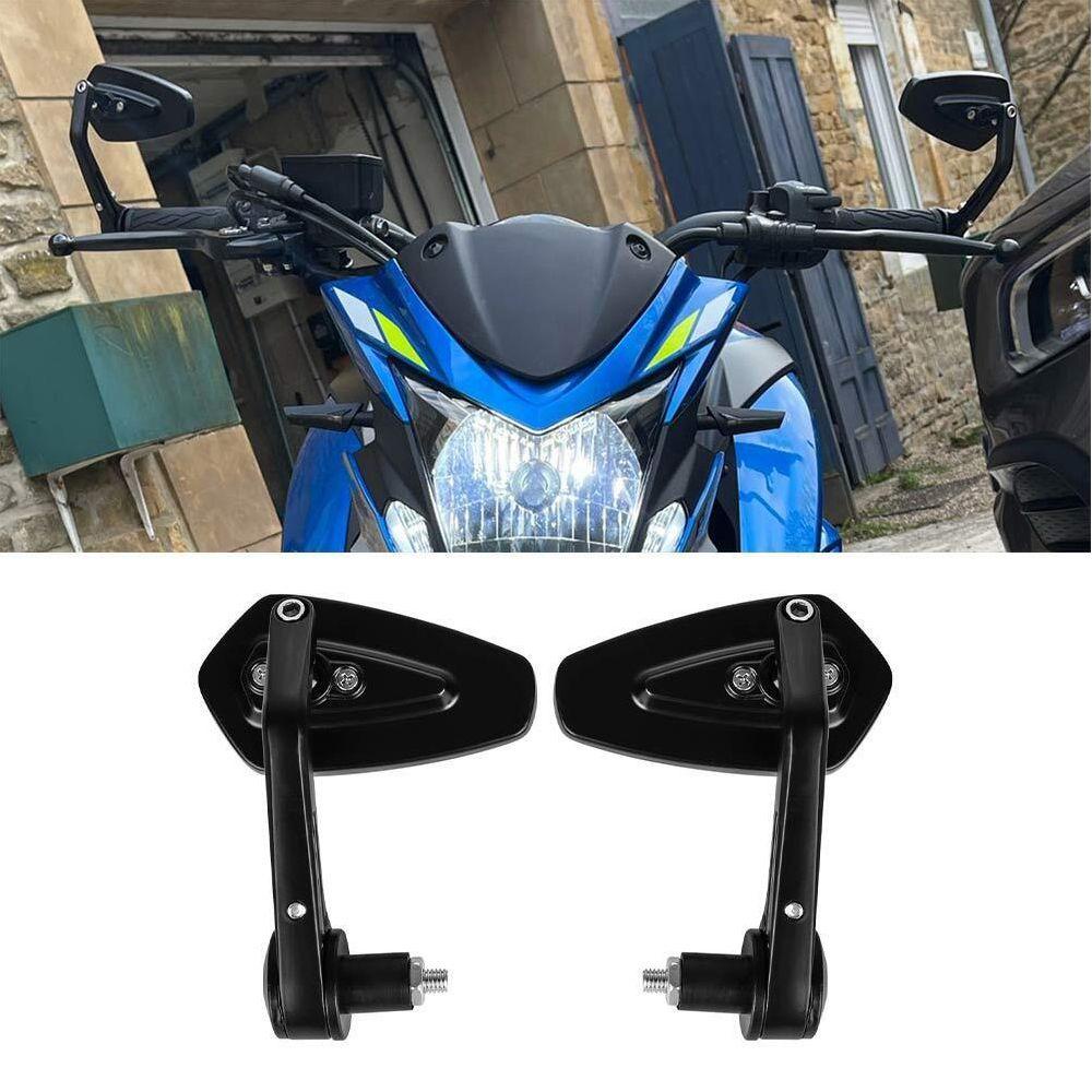 Kaca Spion Samping Motor TOP Kualitas Tinggi Aksesoris Sepeda Adjustable Handle Bar End Mirror