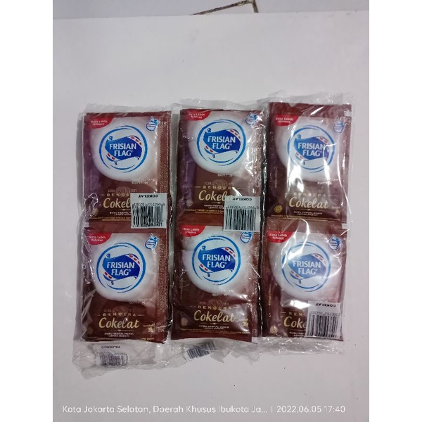 

Susu frisian flag coklat 1 renceng isi6