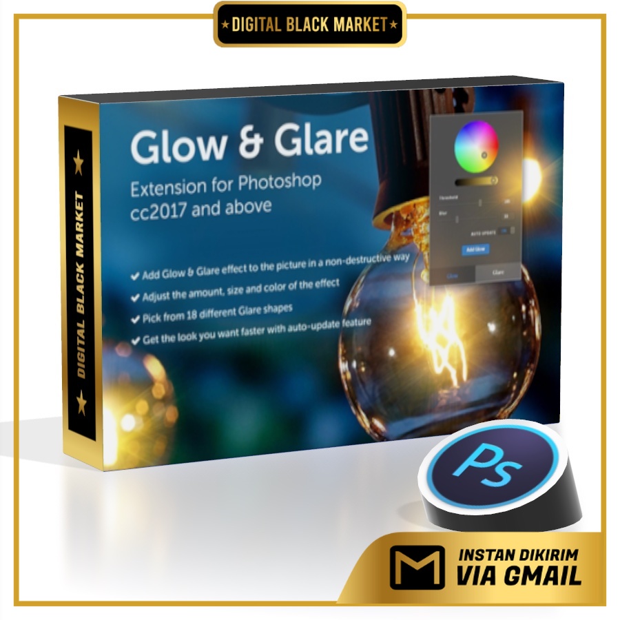 Glow Glare - Photoshop Extension