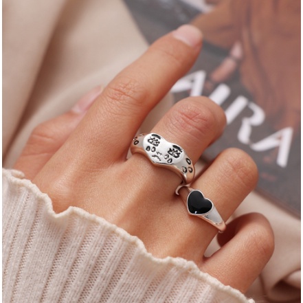 7PCS/COD✨Cincin N1ke gaya Korea Untuk Pria Dan Wanita TN