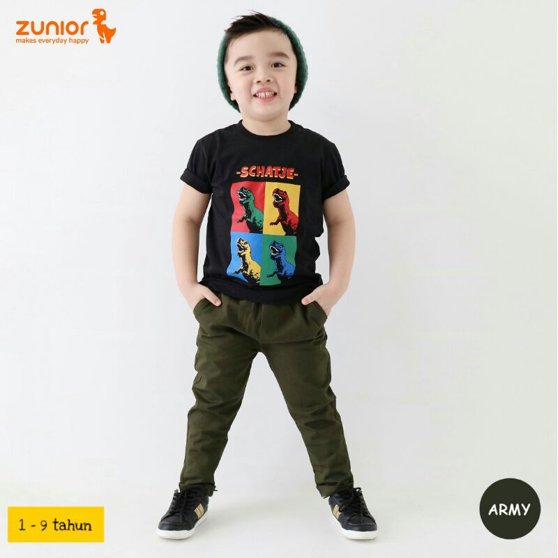 Chino Anak Hijau Army Zunior 1-9 Tahun