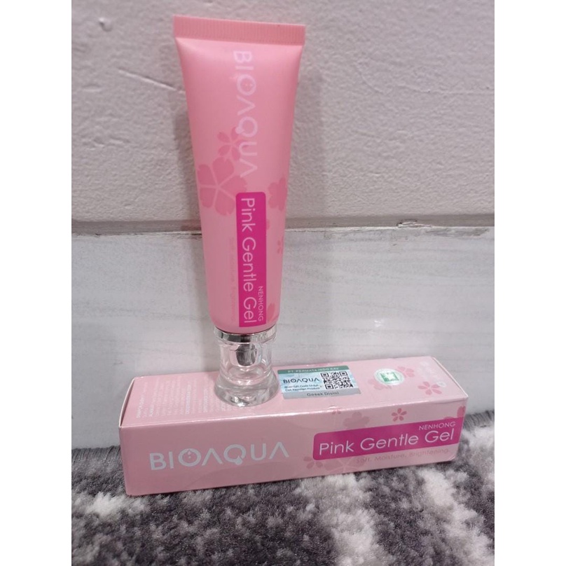 Bioaqua Nenhong Pink Gentle Gel Lip Serum Pemerah Bibir Pecah Pecah Puting BPom