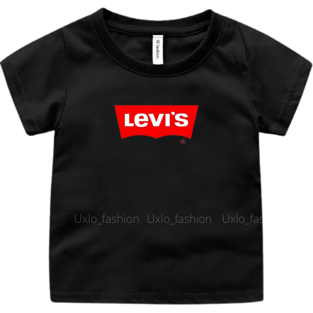 BAJU KAOS ANAK PEREMPUAN DAN LAKI LKI MURAH UMUR 1 2 3 4 5 6 7 8 9 TAHUN MOTIF L3V1S TULISAN UXLO FASHION