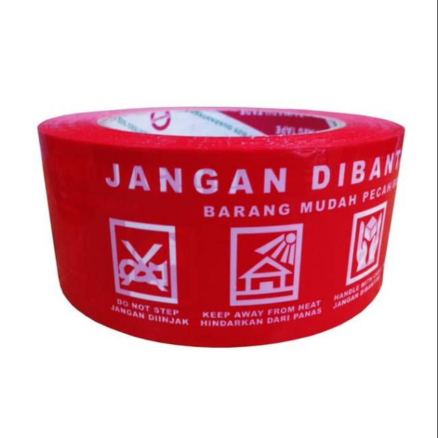 

Lakban jangan dibanting merah DAIMARU -100% ORIGINAL-