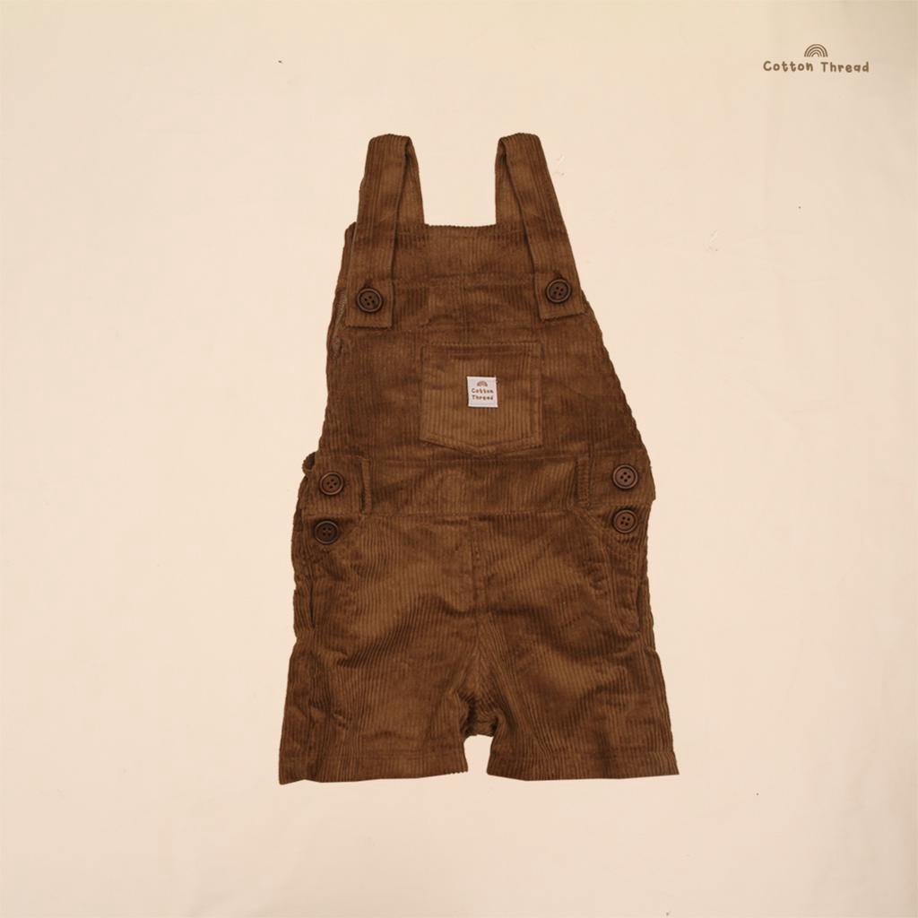 Overall Corduroy ( Short)  - Cotton Thread