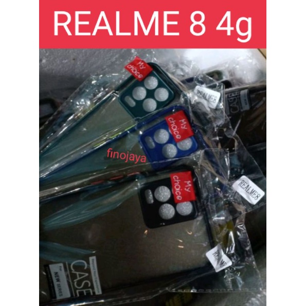 Case Aero My Choice Realme 8 4g Silikon Dove pelindung Camera