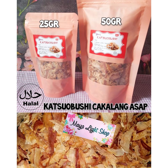 

Katsuobushi 25gr 50gr Bonito ikan cakalang asap katsuobushi fish flakes taburan takoyaki okonomiyaki halal murah serutan cakalang asap bonito flakes murah