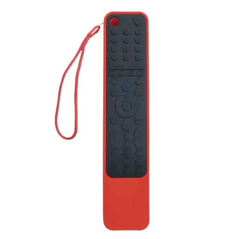 CRE  Silicone Remote Control Case for S ony RMF-TX600U TX600E RMF TX500E Smart TV Voice Shockproof Protective Cover with Loop