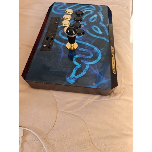 Razer Panthera Fight Stick Golden Lever (Battop Putih)
