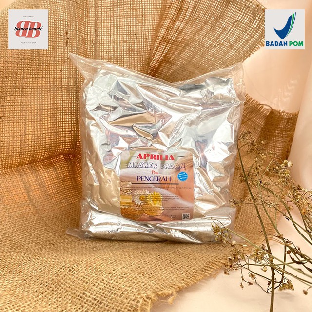 [BPOM] APRILIA Masker Badan 1kg / Masker Organik Kiloan