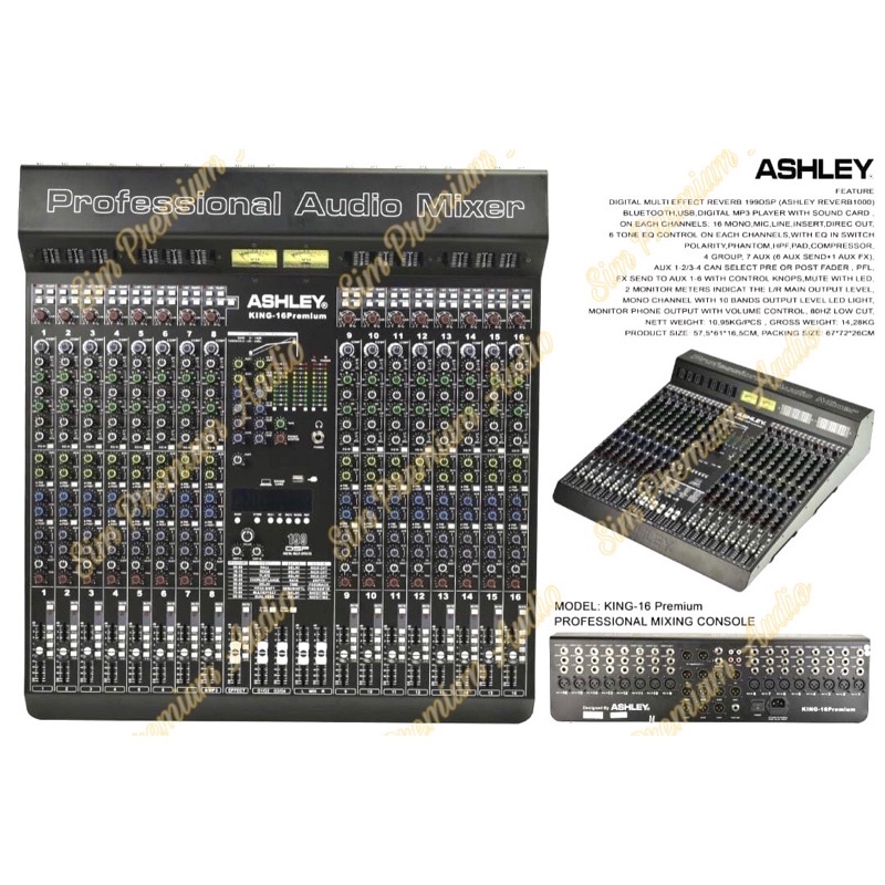 MIXER ASHLEY KING 16 PREMIUM KING16 PREMIUM KING16 PREMIUM ORIGINAL