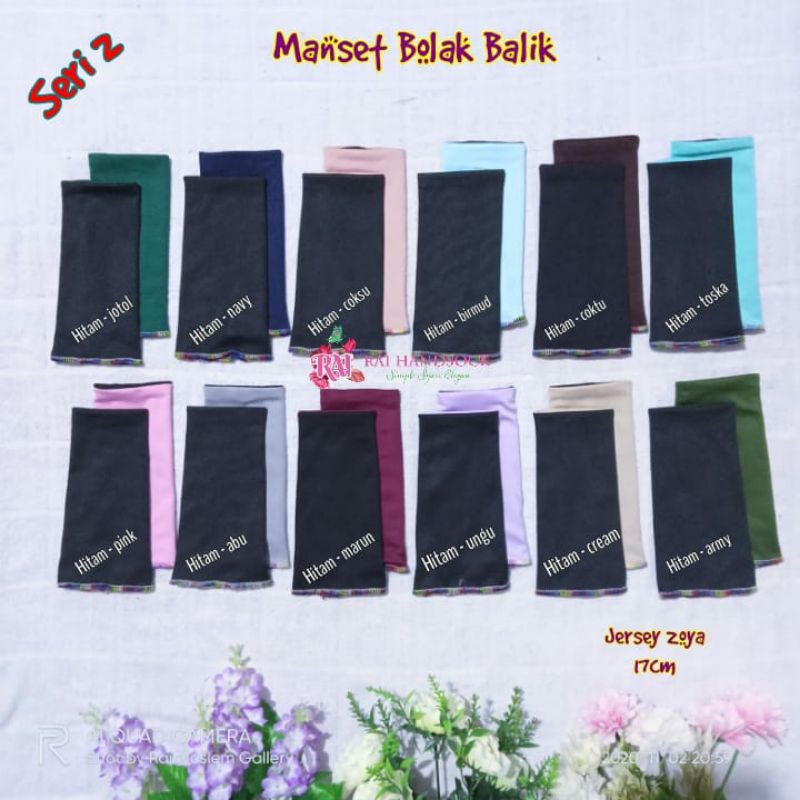 Manset Tangan Bolak balik 2 in 1-1