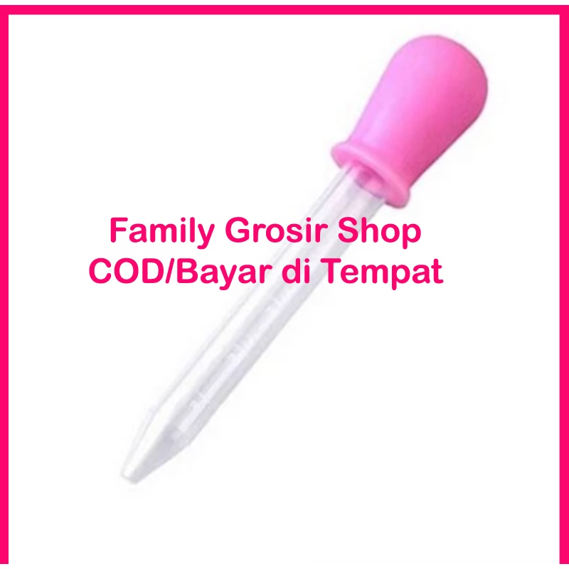 Pipet Tetes Obat Bayi 5ml / Alat Bantu Minum Obat Anak Bayi / Baby Medicine Feeder