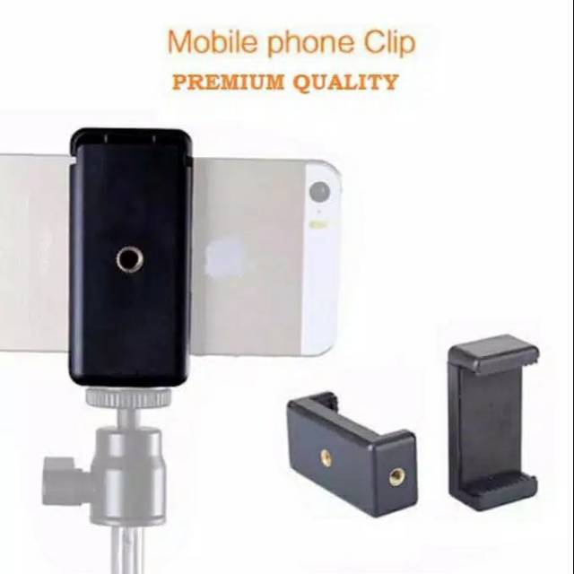 HOLDER HP LETER U UNIVERSAL CLAMP TRIPOD TONGSIS KAMERA VIDEO SMARTPHONE VLOG |2030