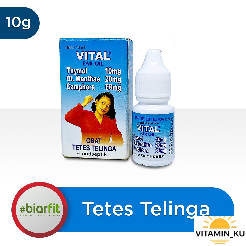 Vital Ear Oil Obat Tetes Antiseptik #VITAMIN_KU