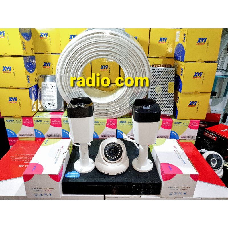 paket cctv 4 chanel 3 camera 5mp 1080p full hd ir sony komplit