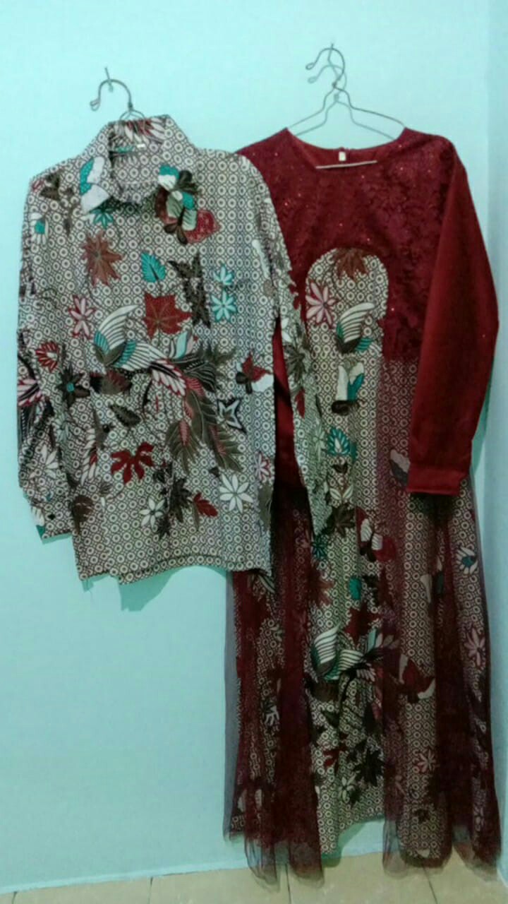 Couple Batik Gamis Batik  Couple Kemeja  Couple Gamis  Couple Brokat  Original Batik Karyaku Premium