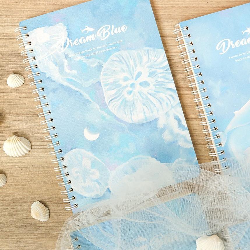 

PROMO Buku Catatan Spiral Lucu Unik Murah / Dream Blue Spiral Ruled Notebook A5