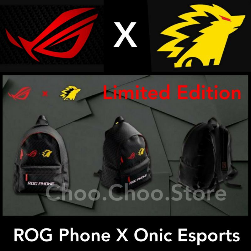 Asus ROG Phone Backpack Onic Esports Tas Ransel Original Limited Edition