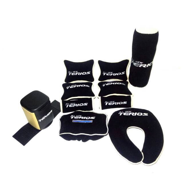 All New Terios bantal dan tempat sampah aksesoris mobil